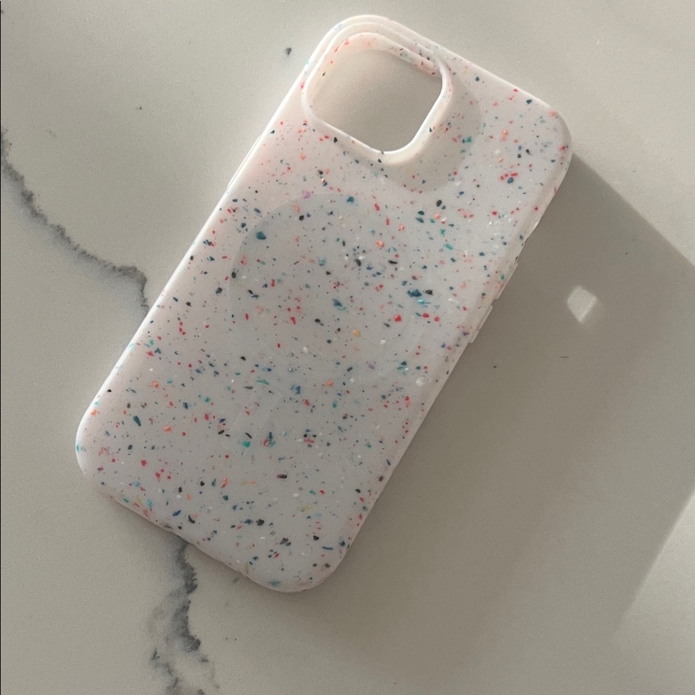 iPhone 13 Speckled White Phone Case